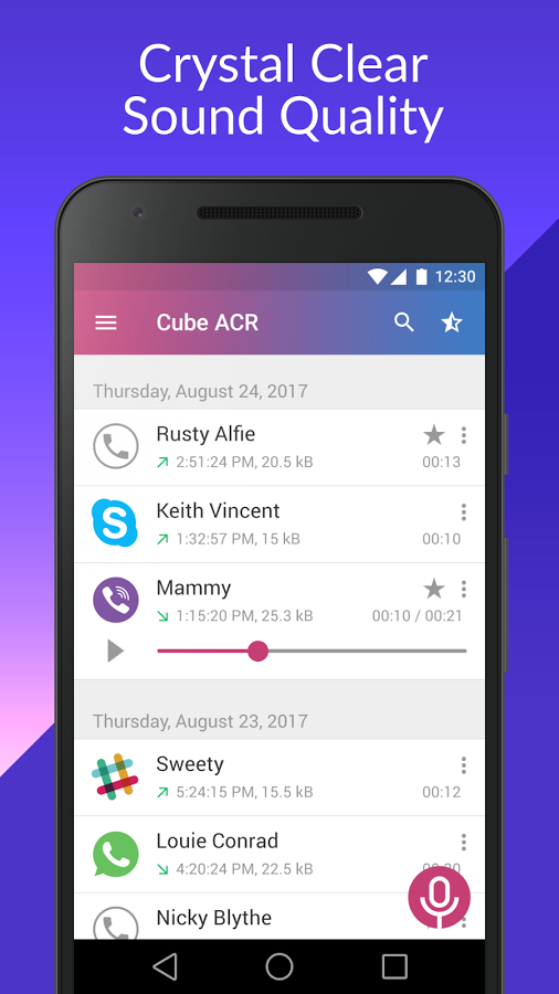 Grabador de llamadas Cube ACR Android