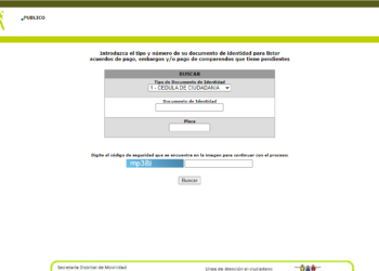 Consultar comparendos con un clic